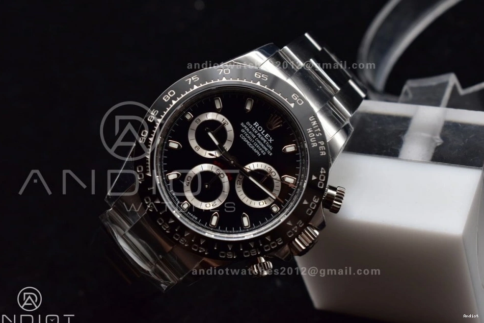 Bracelet Best Edition SA4130 904L SS Black Dial 116500 Daytona Case BTF And 1:1 0305